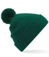 BB426B B426B Beechfield Kids Original Pom Pom Beanie Bottle Green colour image
